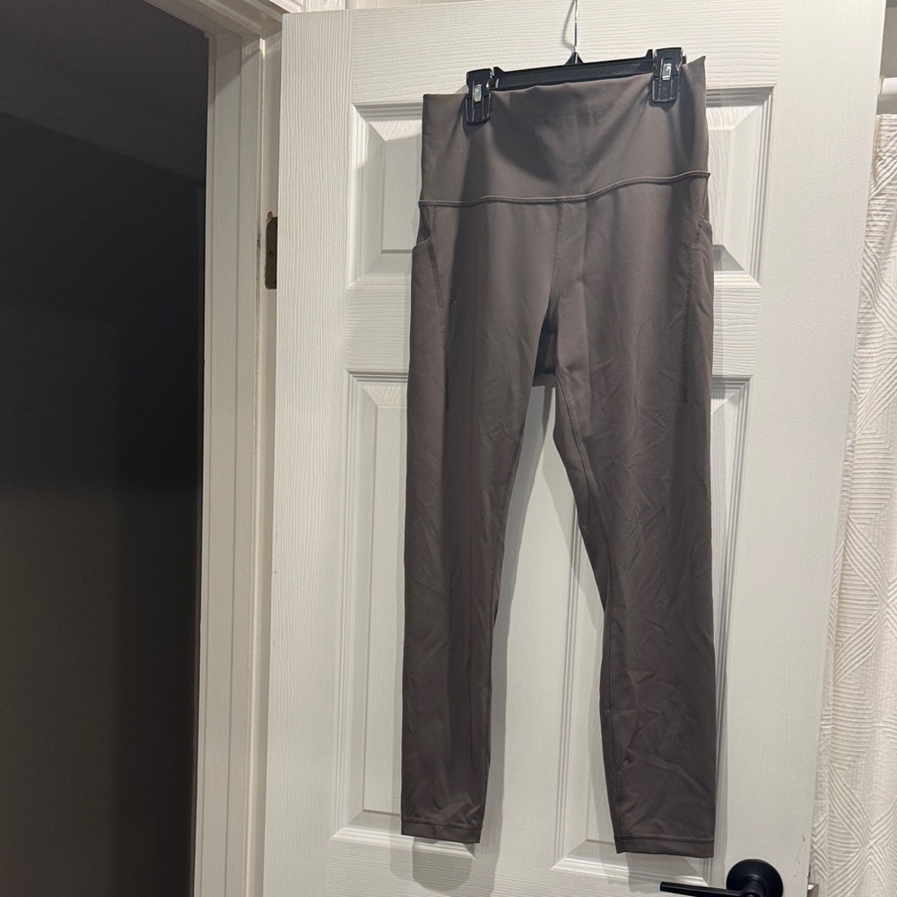 lululemon athletica Taupe-Green Leggings